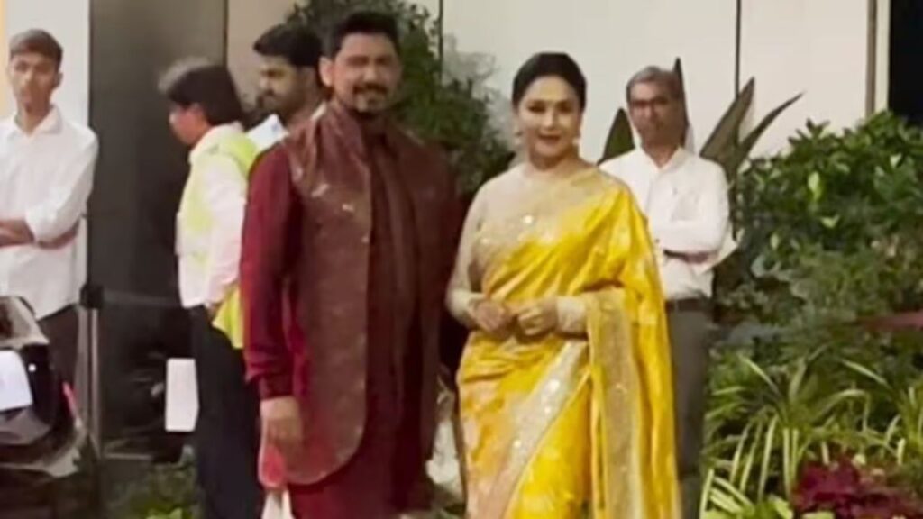 Madhuri Dixit and her husband Shriram Nene are traveling to Ayodhya for the opening of the Ram Mandir.