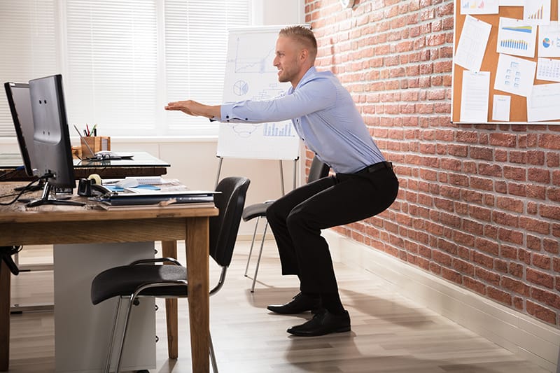 Parking at the back of the lot at work or using the bathroom farthest away from your desk can add some movement to your day, experts say.