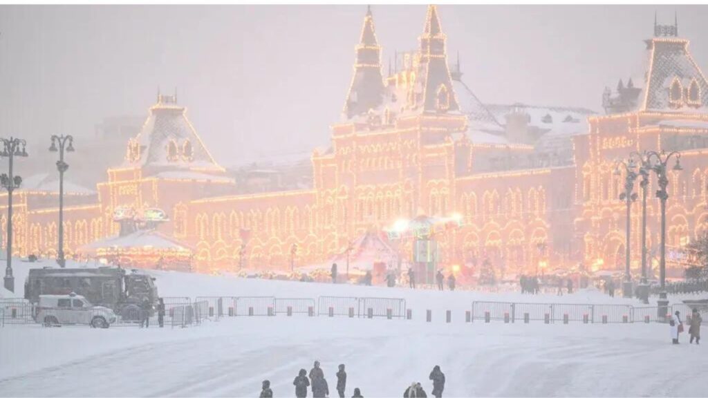 Red Square in Moscow this week. Mr. Putin spent much of the interview with Mr. Carlson talking about Russian history.