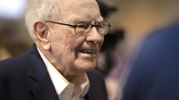 Warren Buffett walks the floor and meets with Berkshire Hathaway shareholders ahead of their annual meeting in Omaha, Nebraska on May 3rd, 2024.